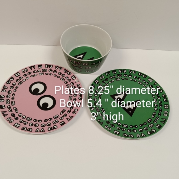 IKEA GLÖDANDE 2 Plates + 1 Bowl - Picture 3 of 12